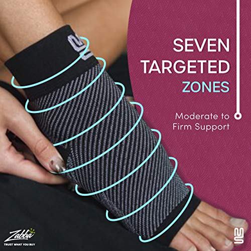 Modetro Sports Calza a compressione per fascite plantare, calzari con supporto per tallone, caviglia e arco plantare, sollievo per il gonfiore e agisce da sostegno per alleviare il dolore. - Dettaglio recensione 4