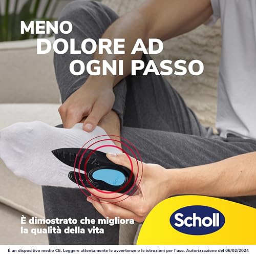 Scholl In-Balance Solette Ortopediche per Uomo e Donna - Plantari per Tallone e Caviglia, Alleviano il Dolore, Supporto per l’Arco Plantare, Riducono l’Impatto sui tendini, 1 Paio - Prova pratica