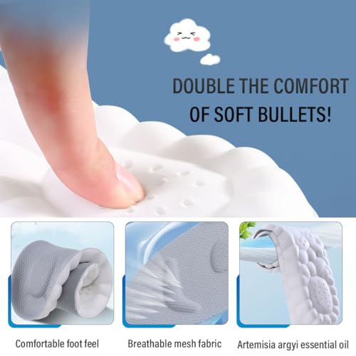Solette in Memory Foam con Supporto per l'Arco Plantare, Inserti per Scarpe da Ginnastica, Traspiranti e Ammortizzanti, Comode per Ammortizzazione (37-38) - Dettaglio recensione 4
