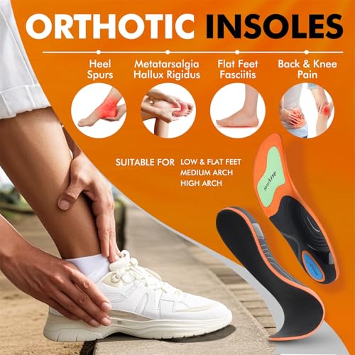 Solette Ortopediche Plantare, Solette Scarpe Antinfortunistiche, Plantari Ortopedici, Plantari Fascite Plantare con Supporto Dell'arco, per Dolore al Tallone, Piede Cavo, Uomini E Donne - Prova pratica